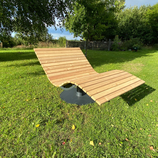 MEBE Wave Lounge - drehbare Gartenliege für 2 Personen